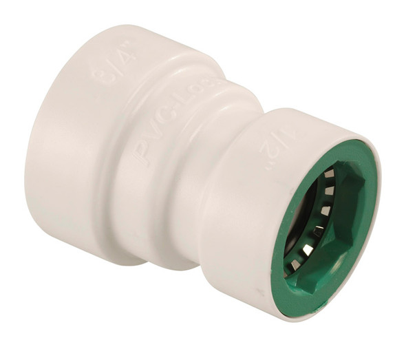 Orbit PVC-Lock Coupling 3/4-Inch to 1/2-Inch Push-to-Connect Plastic Fitting