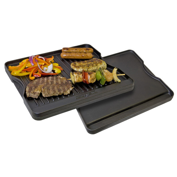 Camp Chef Cast Iron Grill Top Griddle 14 x 16 Inches - Durable Non-Stick Cooking Surface