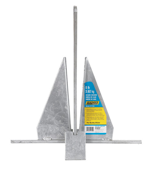 Seachoice Anchor Fluke Steel Marine Anchor 17x24 inches for Boats up to 24 ft