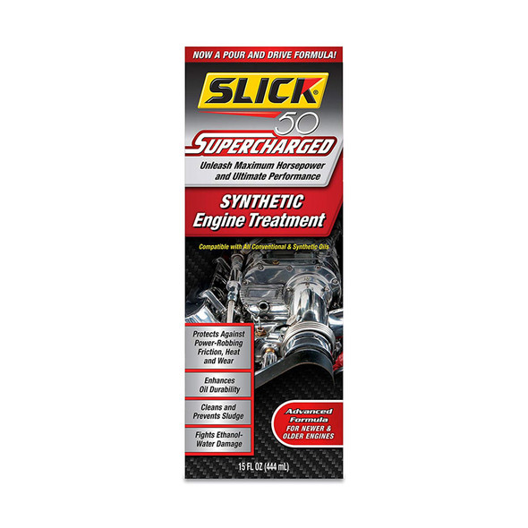 Slick 50 Engine Treatment 15 oz. – Premium Motor Oil Additive for Engine Protection