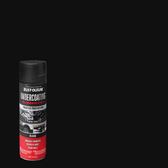 Rust-Oleum Automotive Undercoating Spray Can - 15 oz, Black, Flat/Matte Finish