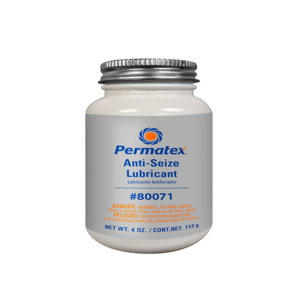 Permatex Anti-Seize Lubricant 4 oz Jar – High-Temperature Aluminum Anti-Seize Compound