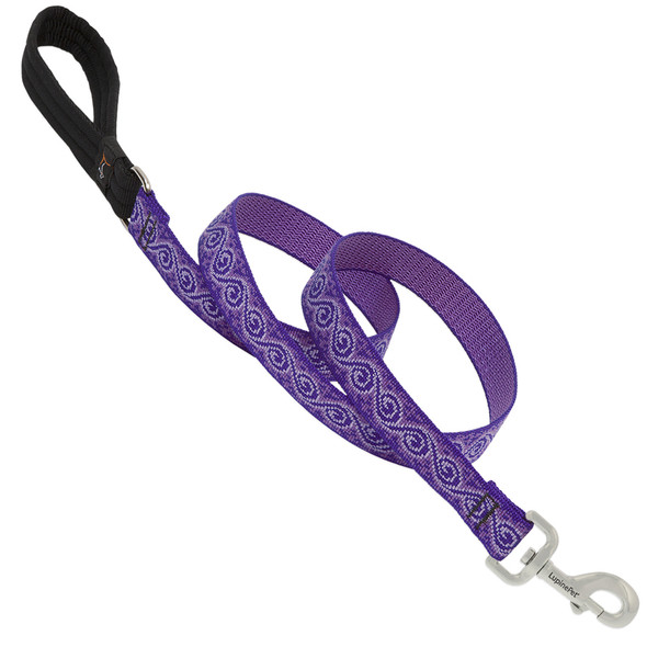 LupinePet 6' Jelly Roll Nylon Dog Leash - Multicolor, Original Designs