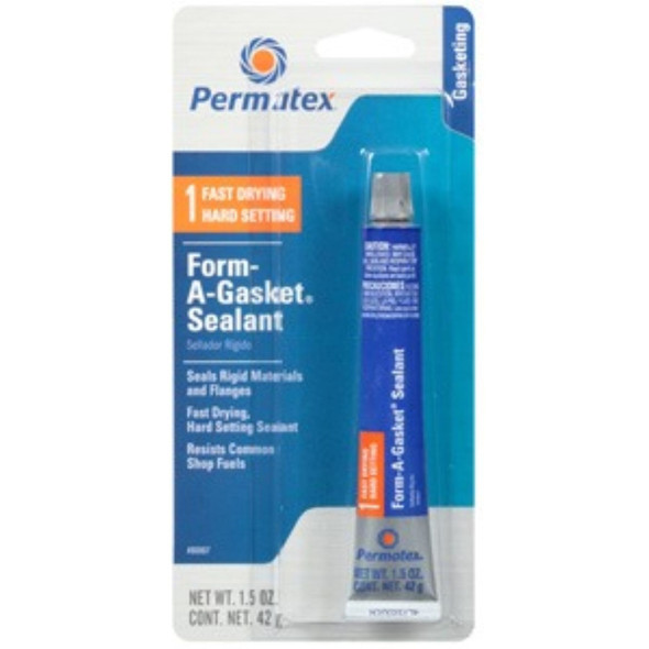 Permatex Form-A-Gasket 1A Gasket Sealant - 1.5 oz Tube for High-Temperature Applications