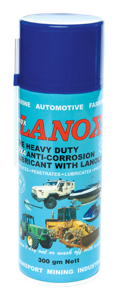 LANOX MX4 Heavy Duty Anti-Corrosion Lubricant - 10 oz Spray for Automotive & Household Use