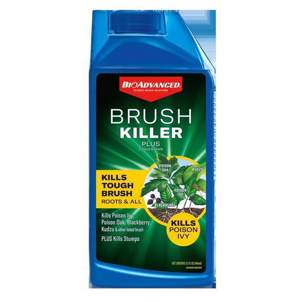 BioAdvanced Brush and Root Killer Concentrate 32 oz for Driveway and Patio Weed Control