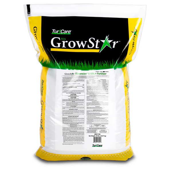 GrowStar Dimension Lawn Fertilizer 00-00-07 for Large Lawns – Crabgrass Prevention and Weed Control