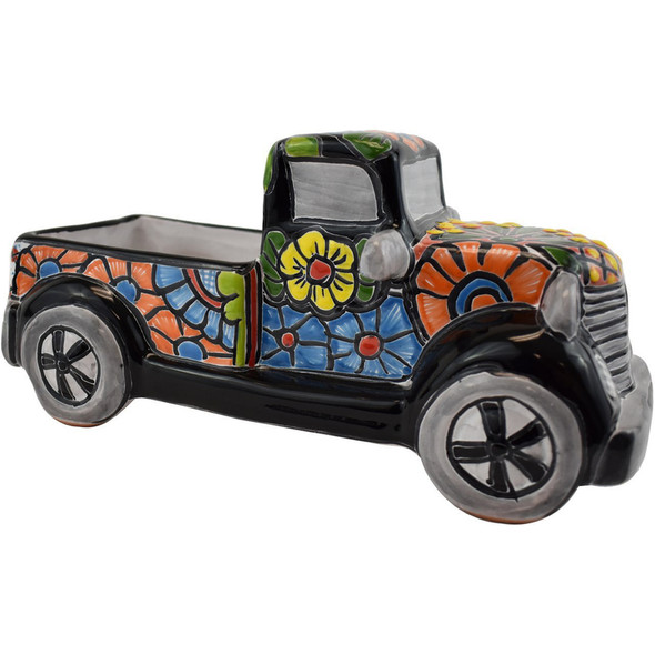 Avera Products Vintage Truck Ceramic Planter Set - 11 inch Indoor & Outdoor Decorative Pots