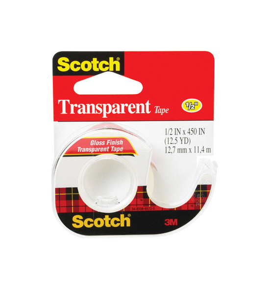 TRANSPARENT TAPE 1/2X450