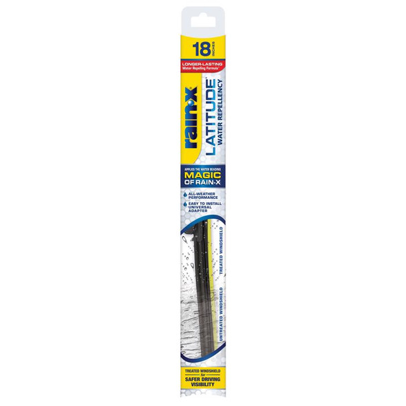 Rain-X Latitude 18-inch Windshield Wiper Blade for All-Season Performance
