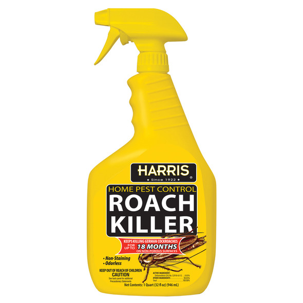 Harris Roach Killer RTU 32 oz Indoor Liquid Pest Control Spray
