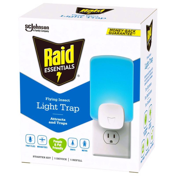 Raid Essentials Indoor Insect Trap and Lure Kit for Flies and Gnats, Part Number 03232