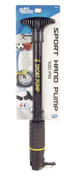 Air Master PUMP SPORT HAND 100 PSI – Bicycle Tire Hand Pump with Gauge Included