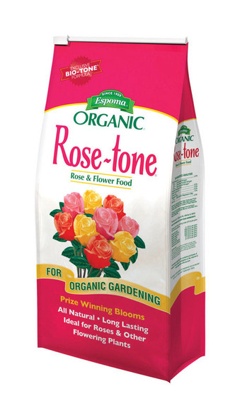 Espoma Plant Food Rose-tone 18 lb - Slow-Release Fertilizer for Roses and Flowering Shrubs