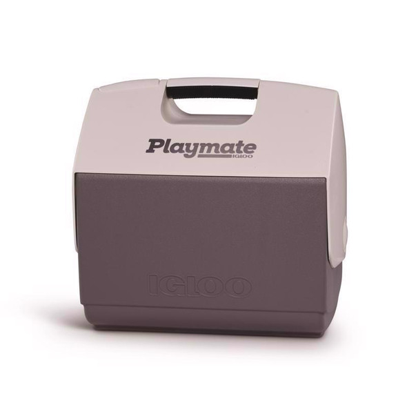 Igloo Playmate Cooler Gray 16-Quart – Durable Hard-Sided Portable Cooler for Outdoor Activities