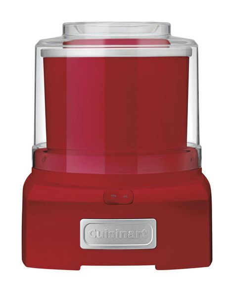 Cuisinart ICE-21RP1 Electric Ice Cream Maker, 1.5 Quart Capacity, Red