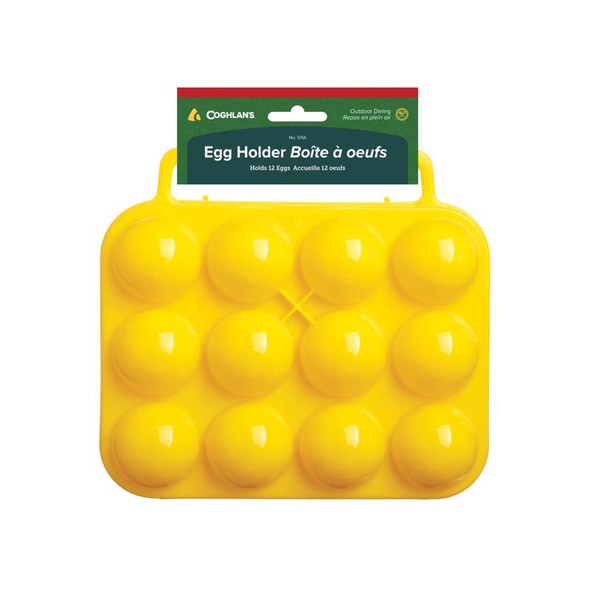 Coghlan's Egg Holder for 12 Eggs - Durable Plastic Camping Accessory