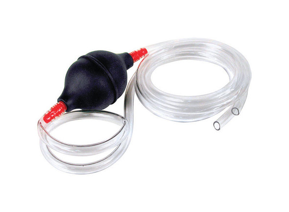 Shop Craft 6-Foot Liquid Siphon Pump for Automotive Fluids