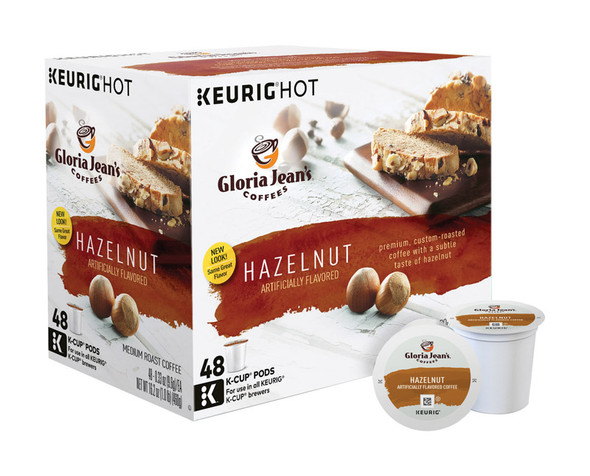 Keurig Gloria Jean's Hazelnut Coffee K-Cups - 48 Count Single Serve Cups