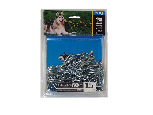 DOG TIE OUT 15' GRY LG