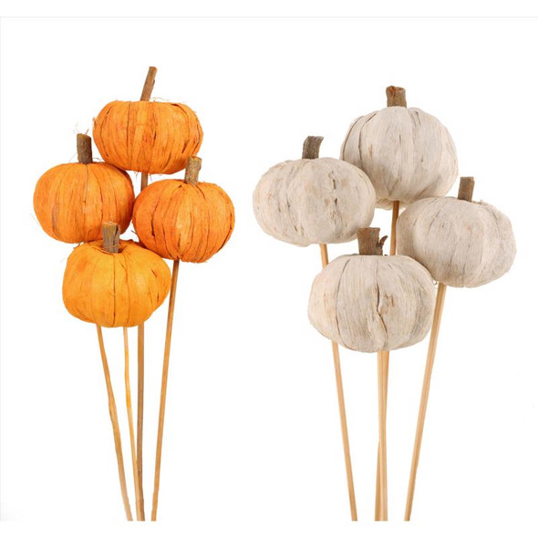 STEMMED PUMPKIN ASST