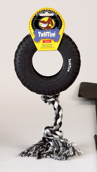 DOG TUG TOY LG ROPE/RUBB