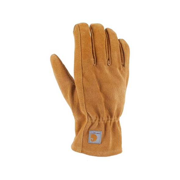 Carhartt Men's Leather Work Gloves - Yellow, Size XL (GW0868MBARLEYXL)
