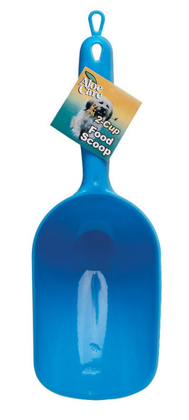 PET FOOD SCOOP 16OZ BLU