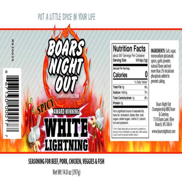 BBQ RUB WHT LGHTNG 14OZ