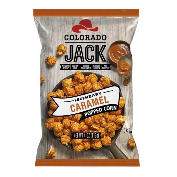 Colorado Jack Gourmet Caramel Popcorn - 4 oz Bag (113 Pieces)