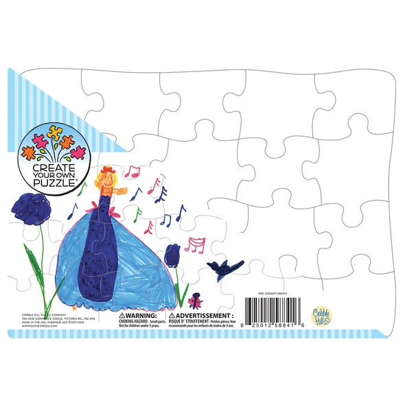Cobble Hill Create Your Own Puzzle - 20 Piece Kids Jigsaw Puzzle for Ages 3 and Up