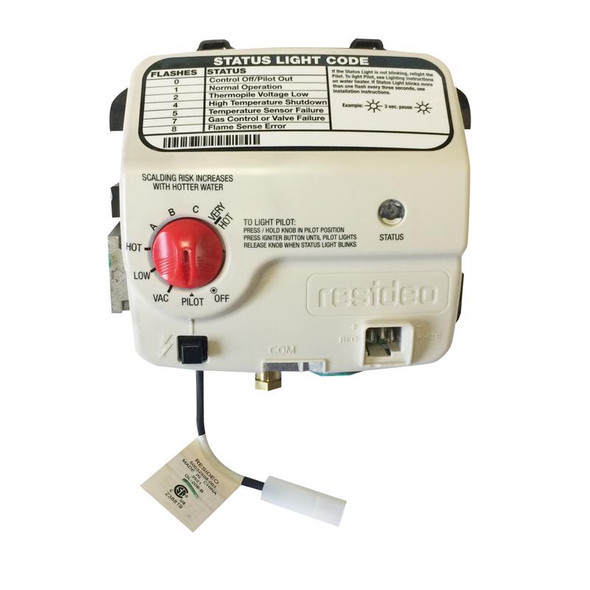 Reliance Propane Water Heater Control Valve Thermostat Part 100112338