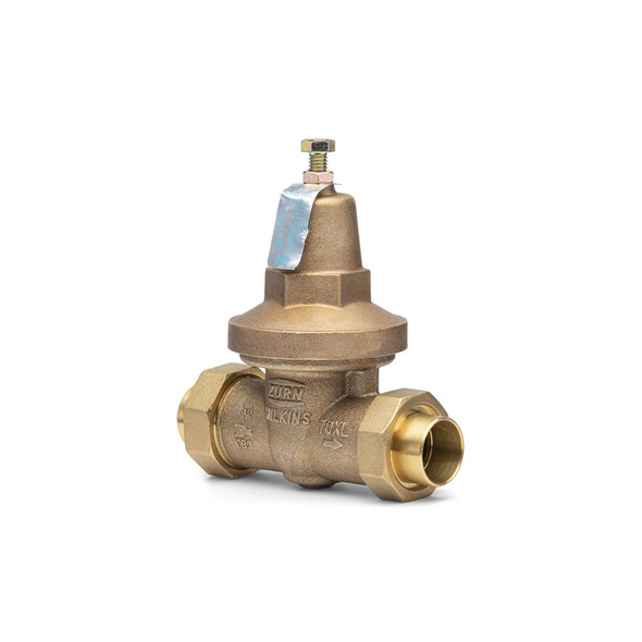 Zurn Pressure Reducing Valve 1-70XLDUC, 3/4 inch inlet, 1 inch outlet, Lead-Free Bronze Body