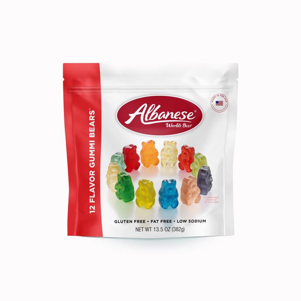 Albanese Assorted Sugar-Free Gummy Bears - 13.5 oz Bag