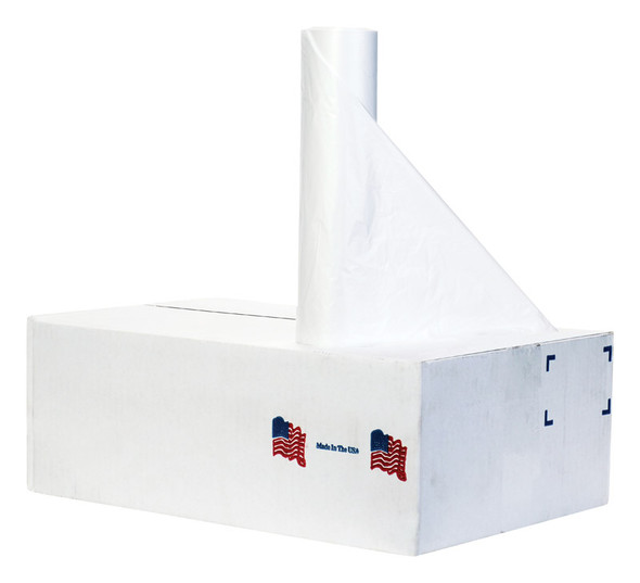 Noramco R386017N 55-Gallon Clear Trash Can Liners, 200 Pack