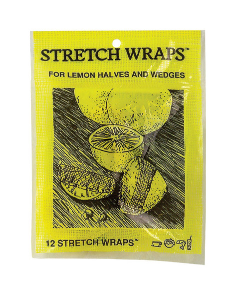 Harold Import Regency Stretch Wraps Lemon Bags – Food Storage Solution, Pack of 12