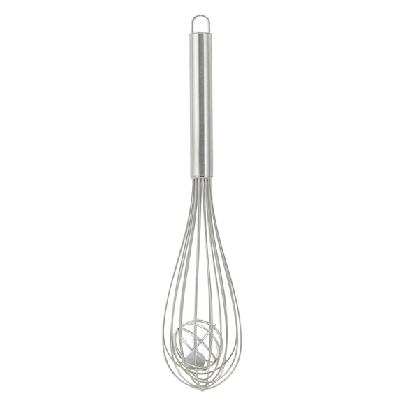 Mrs. Anderson's Baking Stainless Steel Balloon Whisk with Center Ball, 12 inches