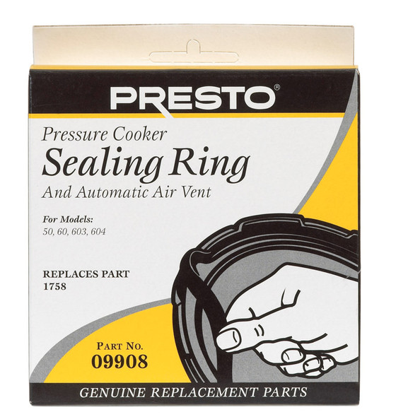 Presto Pressure Cooker Sealing Ring Plug & Vent (Part Number 09908)