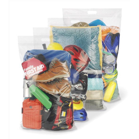 Whitmor Spacemaker Clear Vinyl Storage Bags – Jumbo Pack of 4 for Closet Organization