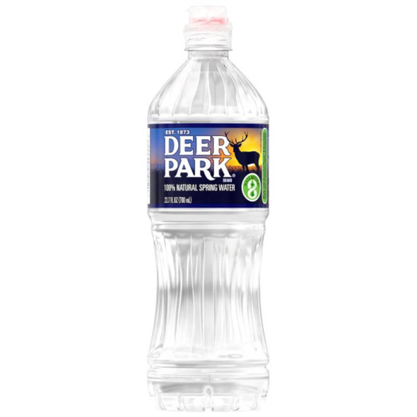 Deer Park Spring Water 700ml Bottle - Purified Drinking Water from USA