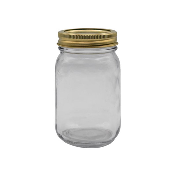 Anchor Hocking HCT1216-G 16 oz Canning Jars, Pack of 12