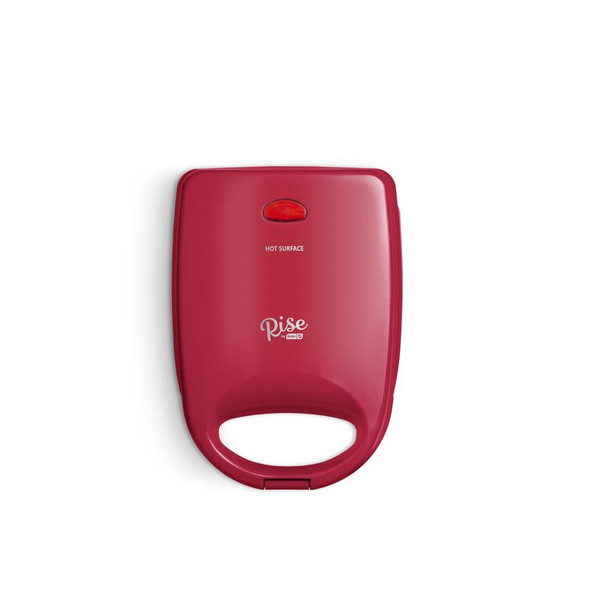 Rise by Dash Red Waffle Bowl Maker Model RWBM001GBRR08 - Nonstick 4.4-inch Waffle Maker for Crispy Waffles and Bowls
