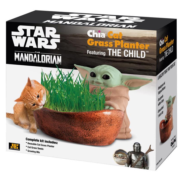 Chia Pet Star Wars Decorative Planter - Unique Terracotta Clay Design with Multicolored Finish