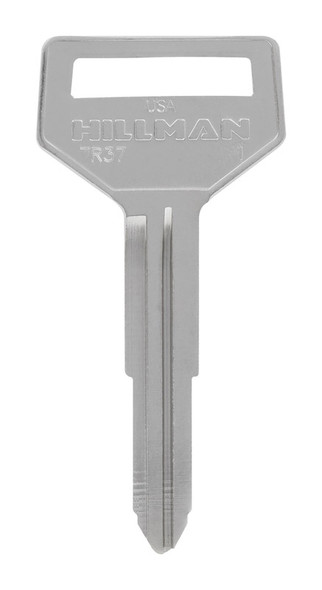 HILLMAN Key Blank Automotive Model TR-37 for Toyota - Brass Double-Sided Traditional Key