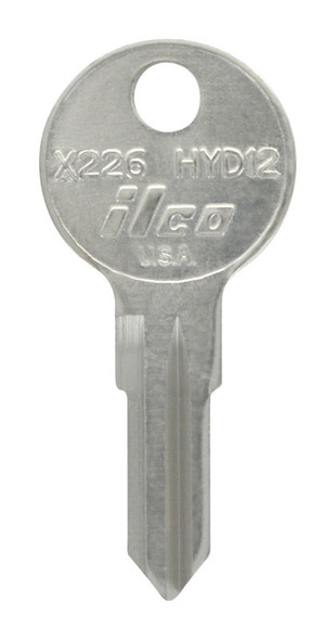 Hillman Universal Key Blank HYD-12 - Traditional Double-Sided Brass Key for House and Office Use