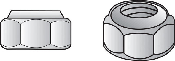 Hillman Stainless Steel 3/8-Inch Nylon Lock Nut (Box of 50)