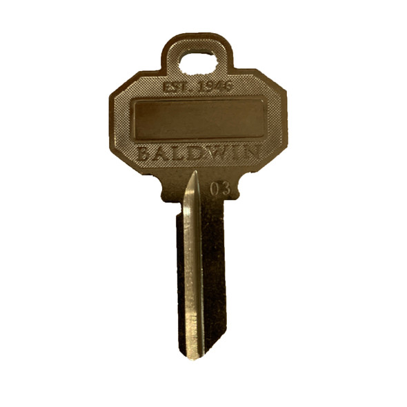 Baldwin Key Blank C-Keyway 5-Pin for House and Office Locks