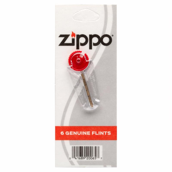 Zippo Lighted Flint Replacement Pack – 6 Pack of Multicolored Disposable Lighter Flints