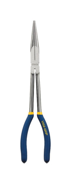 Irwin Vise-Grip Long Reach Long Nose Pliers - 11 Inch with Built-In Wire Cutter and Comfort Grip