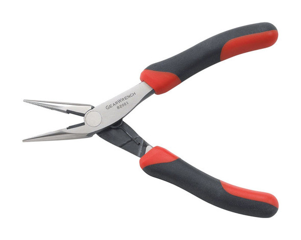 GEARWRENCH 5-Inch Long Nose Pliers - Solid Joint with Comfortable Grip